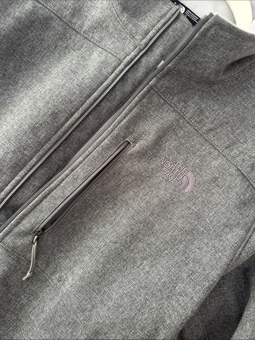 The North Face Gray Full-Zip Jacket - Men’s Large